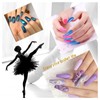 Nail Art Tips, 500 Piezas de Puntas de Uñas Largas