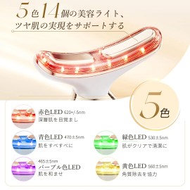 ANLAN Facial beauty device, facial roller, lift care, EMS, heat, rechargeable