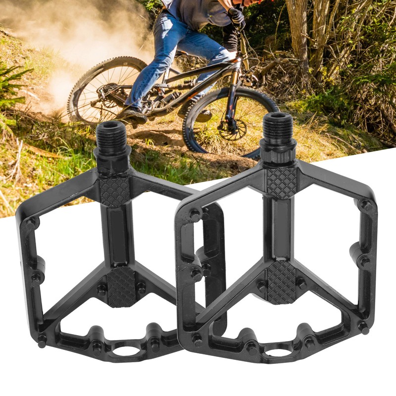 Mountain Bike Aluminum Alloy Foot Pedal AntiSlip Lightweight Cycling Flat