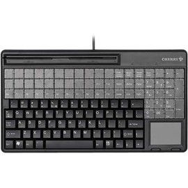 Cherry Spos G86-61401 Pos Keyboard - 123 Keys - 60 Relegendable Keys - Usb - Black