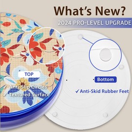 SoulThink® Ant Proof Cat Dog Bowl Tray - SoulThink x Simone Miller Collaboration Pet Food Dish Indoor No Chemical No Water Needed Different from Traditional Ant Trap (Orchid Flower)