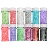 Friendly Materials Cost 24 Pcs 2ozJar Glitter Sparkly Chunky Glitter