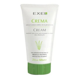 Crema anti acne Para Pieles Acne Exel Con Extracto Tea Tree Oil Skin Care Skincare Anti Imperfecciones Puntos Negros Espinillas Cicatrices Con Color