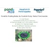 PondH2o Floating Water Lily Fountain Pump, Perfect Pond Aerator for