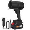 Cordless Leaf Blower Portable Dust Cleaner Handheld Blowers, Black