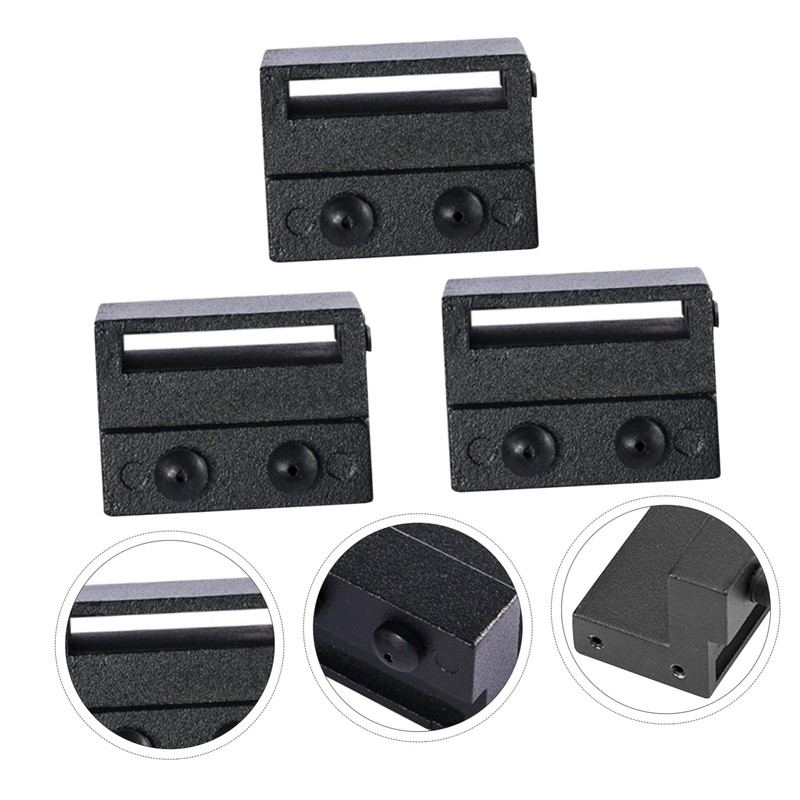 CORHAD Barn Door Stopper for Track 3pcs Sliding Door Limiter