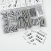200PCS Spring Assortment Kit, Zinc Plated Extension and Compression Spring