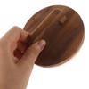DOITOOL Storage Jar Wooden Lid, Wide Mouth Canning Lids With