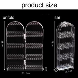 WEZCHUGHAOL Earring Rack Holder Earring Rack Earring Holder Organizer Stand Earring Rack Stand (transparent)