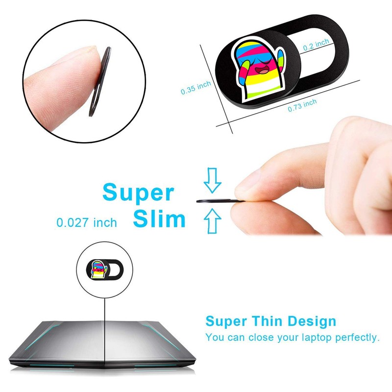 SIREG Webcam Cover Ultra Thin - Web Camera Cover fits
