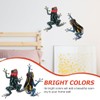 2Pcs Blue Iron Frogs Wall Decor - Creative Hanging Art