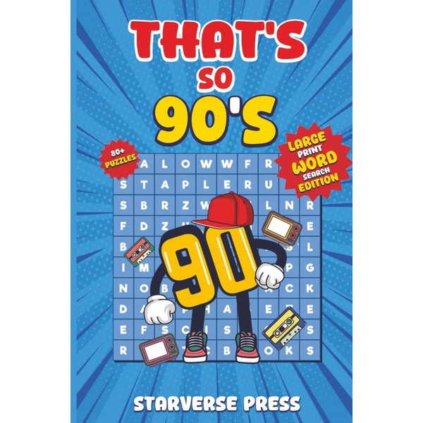 That's So 90's Word Search Large Print