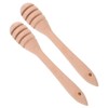 LABRIMP Honey Dipper Stick Wooden Honey Stirrer Multi-Purpose Stir Stick