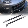Unbranded Front Bumper Spoiler Splitter + Side Skirts + Rear