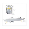 Wall Mount Folding Ironing Board with Iron Holder, Tabletop Mini