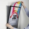 DISPLAY SALES Magnetic Poster Frame Aluminium with Black Mount Elegant