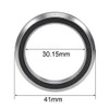 sourcing map MH-P03 Bearing 30.15x41x6.5mm Sealed Chrome Steel Bearings