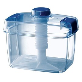 Máquina japonesa para hacer encurtidos, Tsukemono, sin BPA, fabricada en Japón, 1.6 L, color transparente x azul