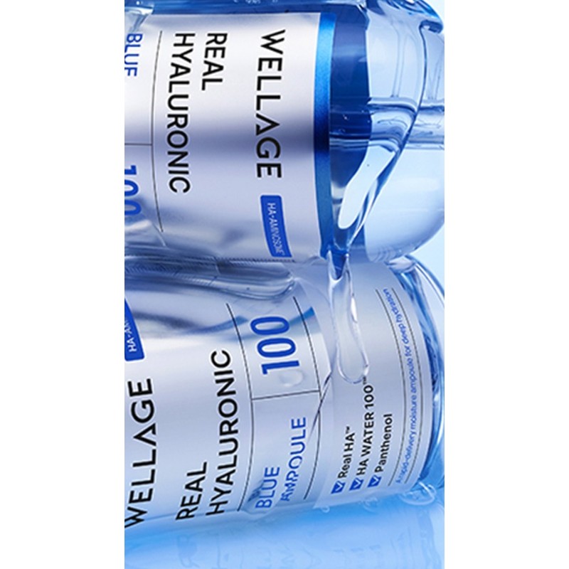 웰라쥬 리얼 히알루로닉 블루 100 앰플, 30ml, 1개 Wellage Real