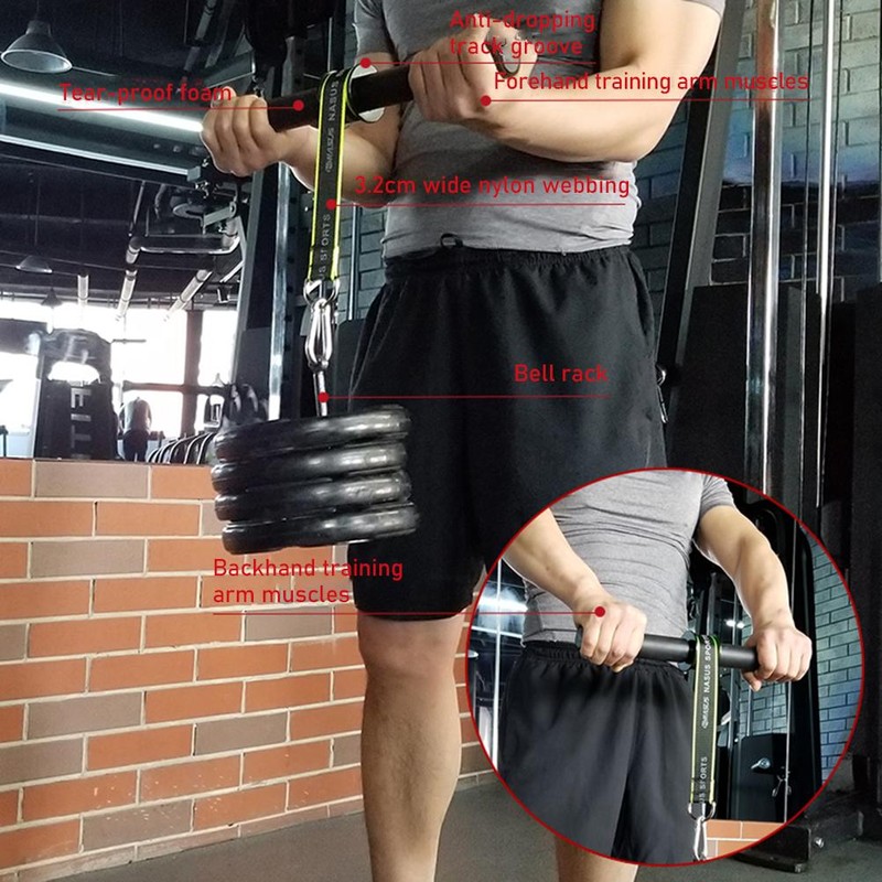 Forearm Wrist Roller Fitness Blaster Arm Muscle Fitness Trainer Forearm
