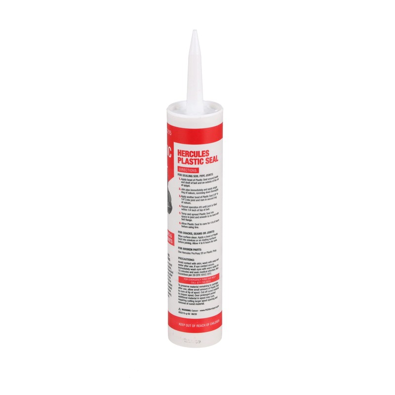 Oatey Plastic Sealant, Polyurethane, 10.1 oz, Gray (25215), No Size,