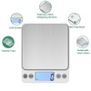 KUBEI Upgraded Larger Size Digital Food Scale Weight Grams and