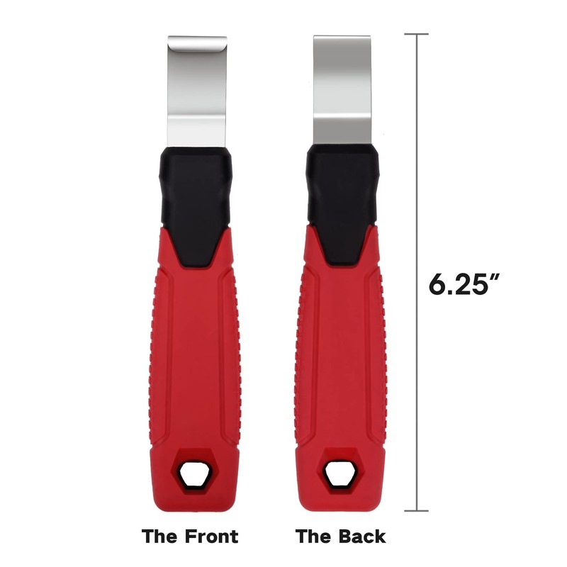 Vinyl Siding Removal Tool with Extra Long Handle- Steel Blade