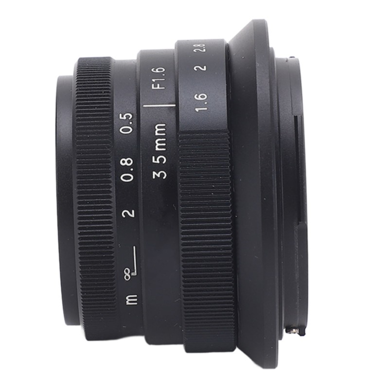 35mm F1.6 Large Aperture Manual Focus Fixed Prime Lens Wide