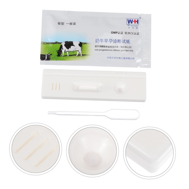3 Pcs Pregnant Tester Horse Pregnancy Test Strip Livestock Pregnant