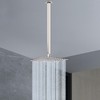 HarJue Ceiling Mounted Shower Arm, Rain Shower Head Square Extension
