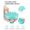 HEETA Scalp Massager, Silicone Scalp Brush Ergonomic Scalp Scrubber Easy