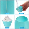 PATIKIL Cupcake Wrappers Paper, 50 Pack Baking Cups Standard Wave