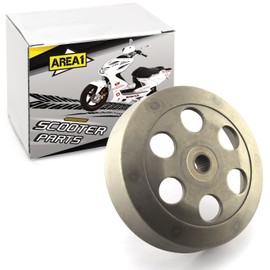 Area1 Scooter Replacement Clutch Bell 50 cc 107 mm Compatible with Yamaha Aerox Jog Neos, Gilera Runner, Piaggio NRG TPH Zip, Vespa ET2 ET4 Sprint, Peugeot Speedfight 2 3 4 Jetforce, GY6 139QMA/QMB