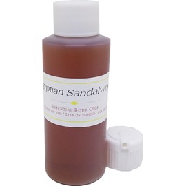 Sandalwood: Egyptian Scented Body Oil Fragrance [Flip Cap - Brown - 2 oz.] - ID#17755