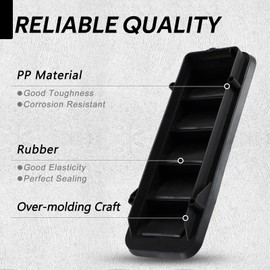 KPALAG 2PCS Upgraded Back Panel Air Vent Relief Grille, Cabin Pressure Air Vent Relief Valve Panel Grille Compatible with Colorado Silverado 1500 2500 3500 Sierra 1500 2500 3500 Replace#: 13596856