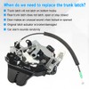 WMPHE Tailgate Trunk Lock Actuator with Motor Compatible with 2007-2012