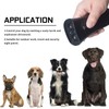 Dog Barking Control Device Portable Double Head LED Flashlight Ultrasonic