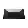 G.E.T. ML-102-BK Black 6" Square Plate, Large