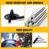 Cabin Hook Gate Hook Lock Black,150mm Stainless Steel Heavy Duty