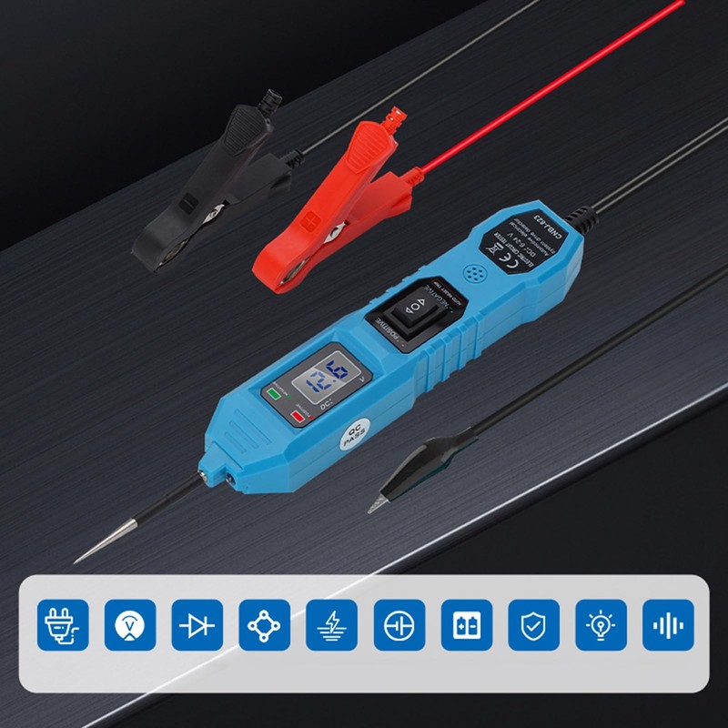 Power Circuit Probe Tester, Car Circuit Tester, Digital LED Power