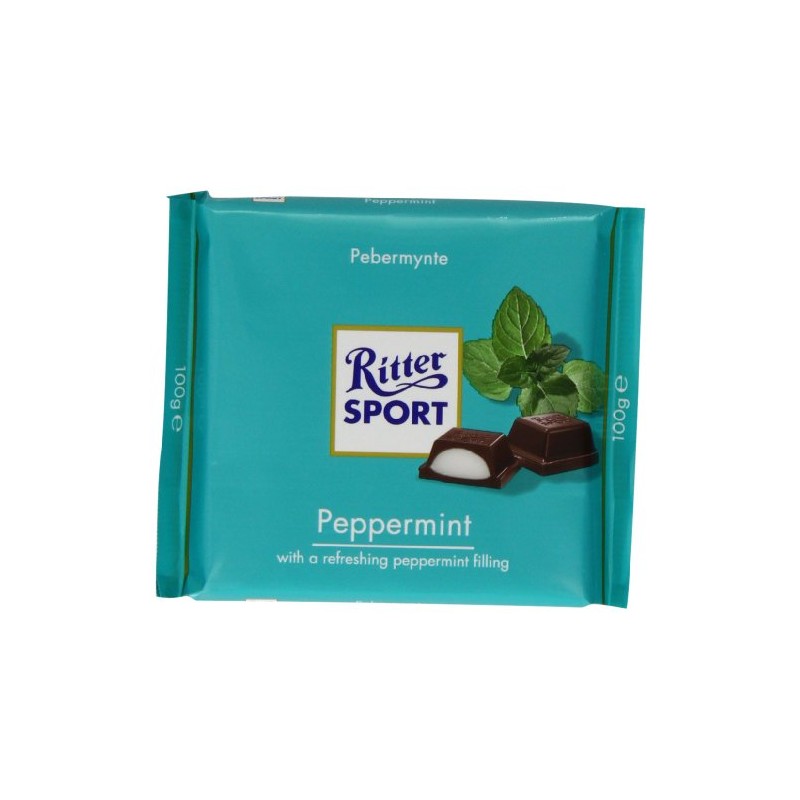 Ritter Sport Peppermint 100 g (Pack of 8)