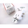 Pass & Seymour 681-W Combination Decorator Switch & Receptacle 15A