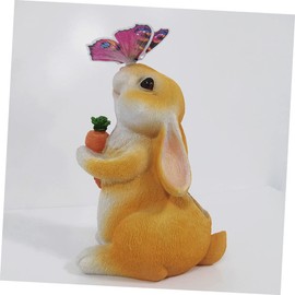GANAZONO Garden Solar Bunny Light Outdoor Rabbit Statue for Lawn Decoration Night Lamp for Garden Pathway Durable Material for Use