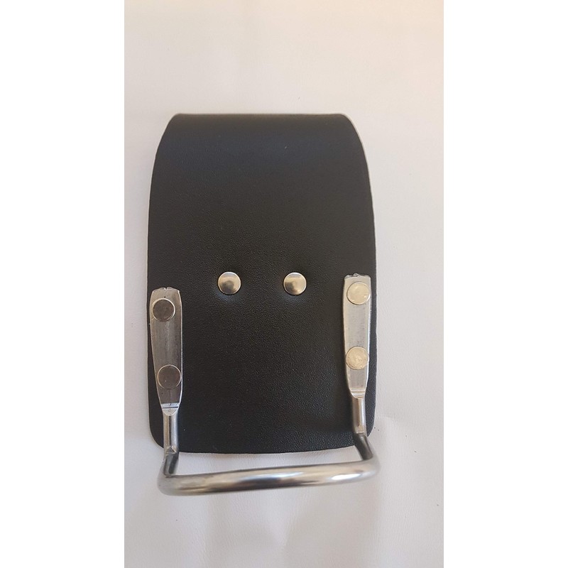 Black Leather Steel Hammer Holder Steel Saddle BBI for Scafffolding