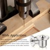 ELANE 48 Pcs Dowel Centering Pins,Metal Dowel Pins Dowels for