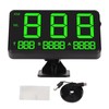 Universal Black 4.5in Car HUD Display 2 Alarm USB Power