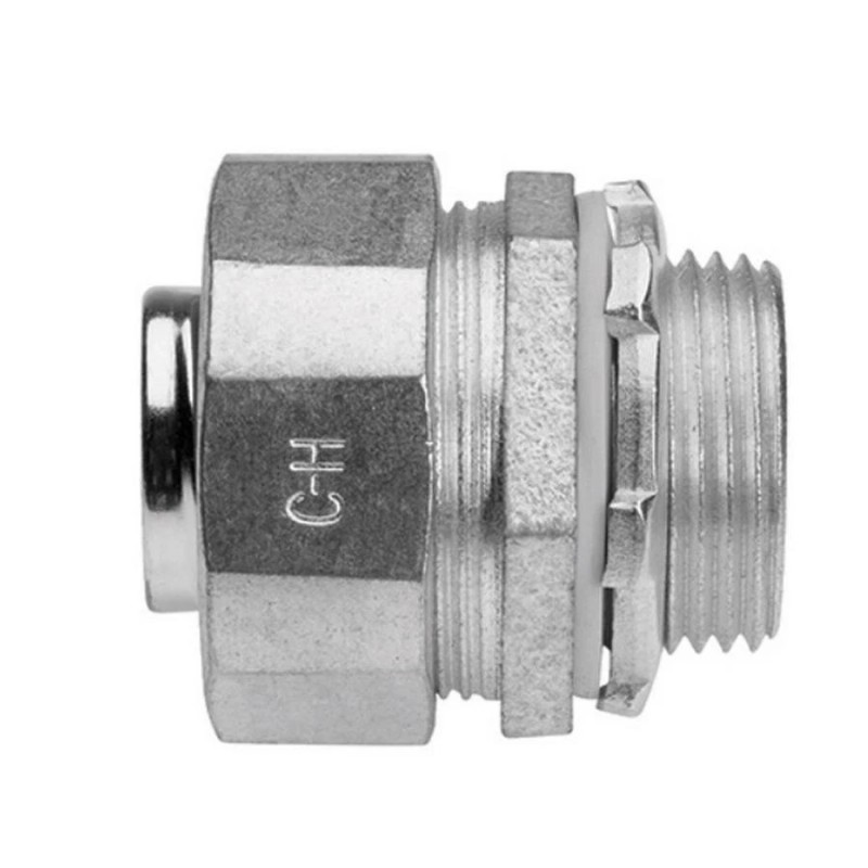 CROUSE HINDS Eaton LT50 1/2" STR L/T Connector, Steel, LT-50