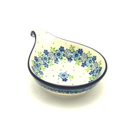 Polish Pottery Spoon/Ladle Rest - Flower Works