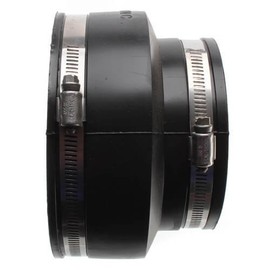 Fernco 1056-54 5" x 4" Flexible Reducing Pipe Coupling - Connects Cast Iron, PVC, Steel or Lead