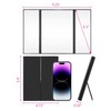 LED Makeup Mirror for Beauty Routines – Three-Sided Folding Vanity